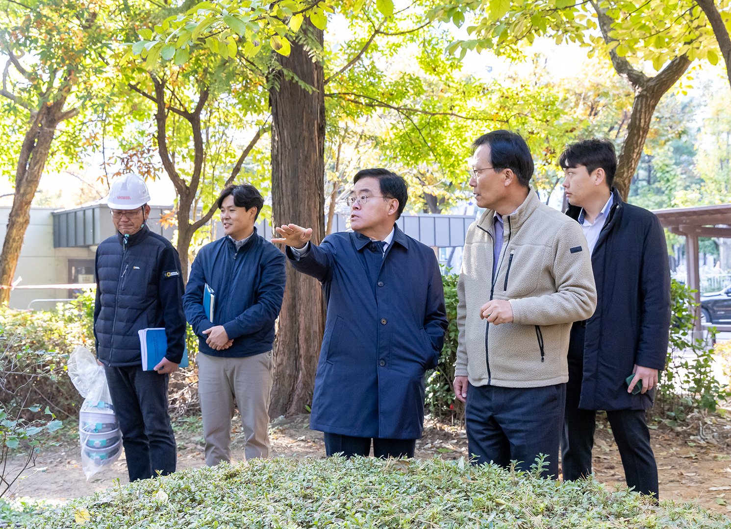  공암나루근린공원 황톳길 조성 현장방문